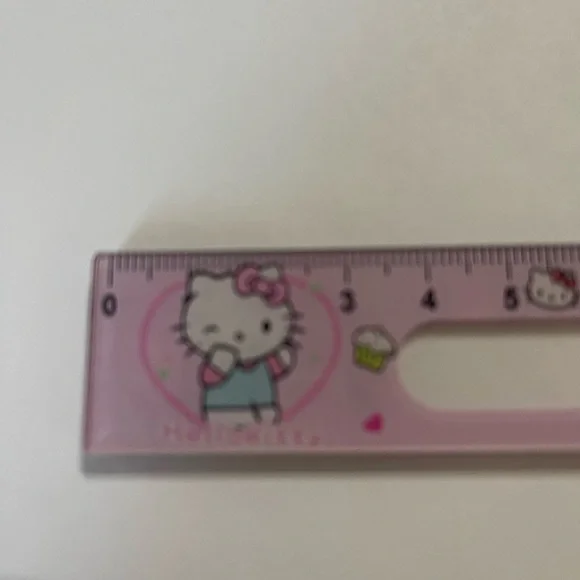 Hello Kitty 15cm Pink Ruler - Picture 7 of 8